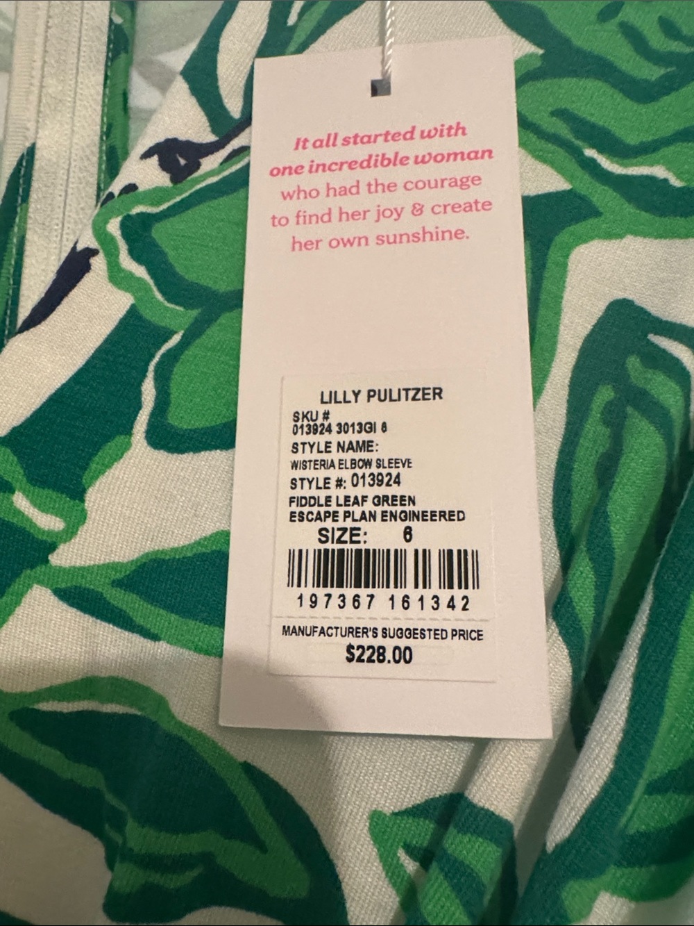 Lilly Pulitzer Wisteria Elbow Sleeve Maxi - Escape Plan - Picture 3 of 8
